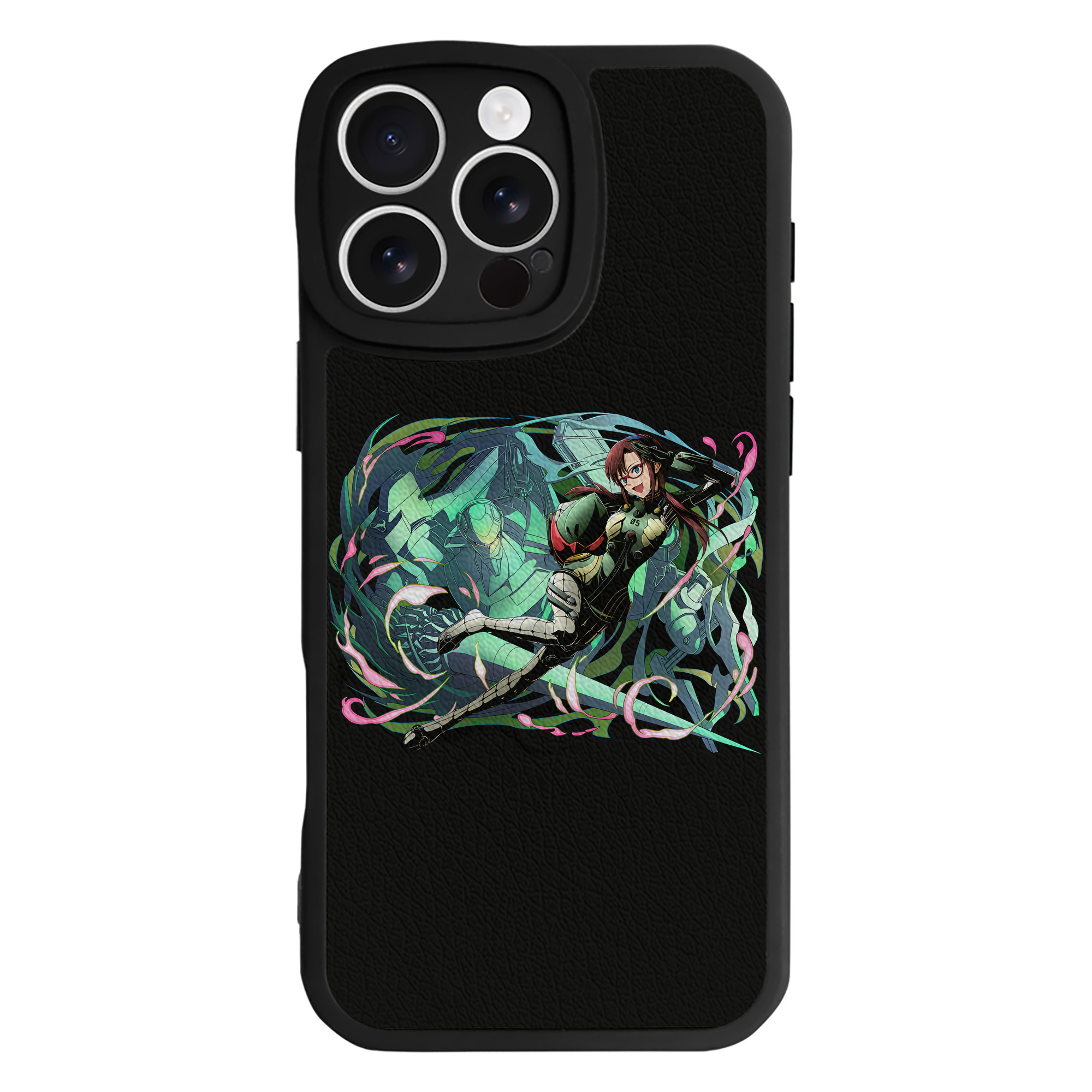 （画像用） EVA 新世紀エヴァンゲリオン 【iPhone 16シリーズ対応】シリコンスマホケース（レザー調） 材質：シリコン